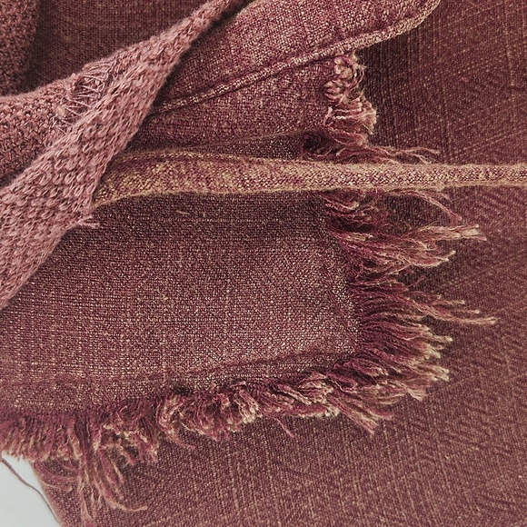 Fantastic Fawn Button Up Hooded Jacket Lightwight Size Small Oversized Rust red - Picture 8 of 13